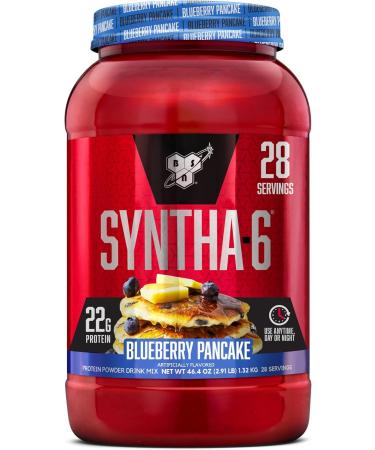 BSN Syntha-6 Protein Powder Drink Mix Blueberry Pancake 2.91 lb (1.32 kg)