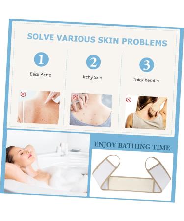 FOMIYES Bath Towel Loofah Back Scrubber Exfoliating Bath Wash Cloth Exfoliating Shower Towel Loofah Sponge Bath Washcloth Exfoliating Washcloth Body Bath Scrubber Bath Washing Towel Fabric - Buy Online on GoSupps.com