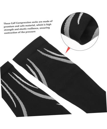 Gatuida 4 Pairs Calf Compression Leg Sleeves - Performance Socks for Men | Ideal for Basketball Running & Fitness | Skin-Friendly Support - Buy Online on GoSupps.com