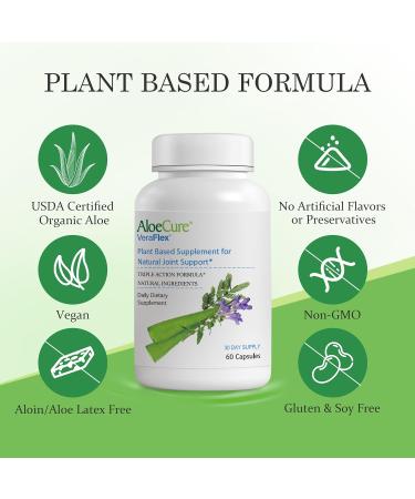 AloeCure Aloe Vera Capsules 2 Pack - VeraFlex 1btl, Probiotcs+Enzymes 1btl - Buy Online on GoSupps.com