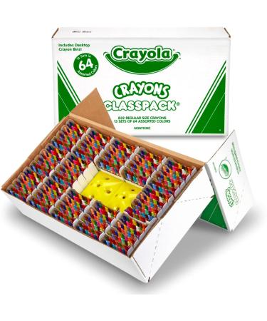 Crayola Crayon Classpack - 64 Colors, Pack of 832 Crayons - Bulk School Supplies for Teachers - Buy Online on GoSupps.com