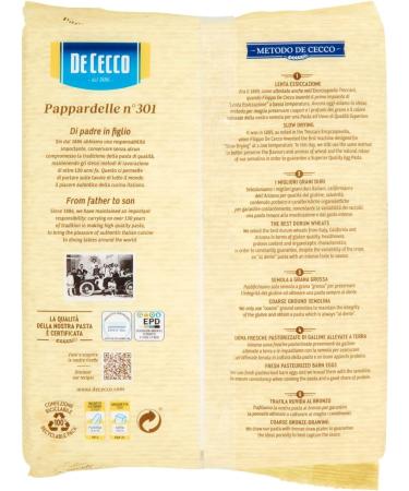 De Cecco - De Cecco Pappardelle all'uovo 301 - Buy Online on GoSupps.com
