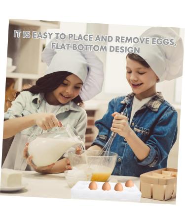 OSALADI 2 Sets 10 Egg Trays Deviled Egg Holder Egg Holder for Fridge Blank Egg Cartons Filling Shelf - Buy Online on GoSupps.com