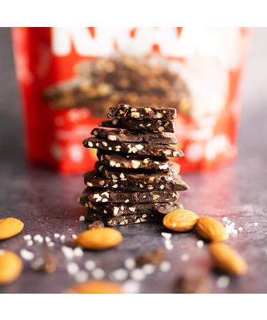Dark Chocolate Sea Salt & Almond Keto Bark - 17.28 oz | Low Carb, Sugar Free, Gluten Free Healthy Snack - Buy Online on GoSupps.com