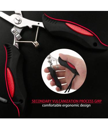Hikary Long Nose Fishing Pliers - Stainless Steel Hook Remover & Braid Cutter - 8.8inches - Buy Online on GoSupps.com