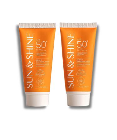 Sun & Shine Mineral Sunscreen Lotion 2-pack Bundle