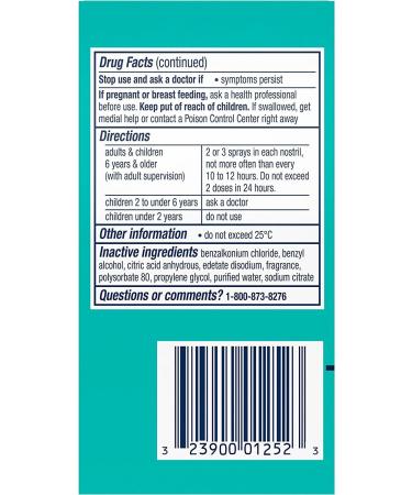 Vicks Sinex Severe Nasal Spray 0.50 oz - Pack of 3 | Fast-Acting Congestion Relief - Buy Online on GoSupps.com