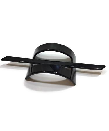 Hair clip with hair stick black handmade bun made in France (1 piece)