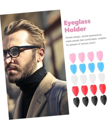 Uonlytech 45 Pairs Anti-Slip Ear Bricks for Glasses & Sunglasses | Portable Gel Glasses Holders | Secure Bracket Support - Buy Online on GoSupps.com