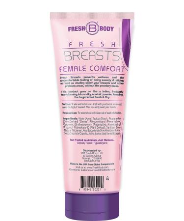 Fresh Body FB Male Female Bundle - Fresh Balls 3.4 oz Anti-Chafing Cream for Men + Fresh Breasts 3.4 oz Soothing Lotion for Women - Buy Online on GoSupps.com