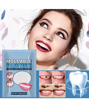 Provisional Dentures & Temporary Dental Repair Kit for Halloween Cosplay - 25g Vampires Fake Dentures - Buy Online on GoSupps.com