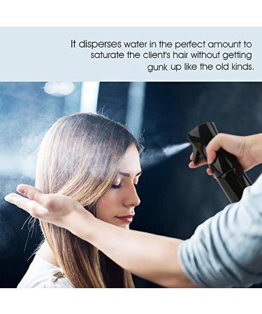 HUGE FUN Empty Continuous Ultra Fine Mister Water Spray Bottle - 6.8 oz (200ml) Green for Hair Styling, Plant Care, Cleaning Solutions, Gardening - Buy Online on GoSupps.com