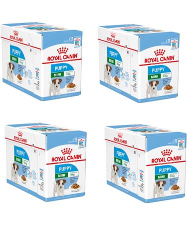Royal Canin Mini Puppy Complete Wet Food in Gravy 48 x 85g