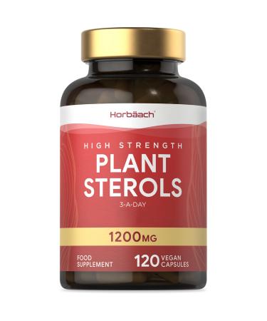 Plant Sterols High Strength Capsules | 1200mg | 120 Count | with Beta-Sitosterol | Vegan and Vegetarian | by Horbaach