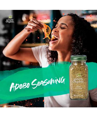 Simply Organic Adobo Seasoning 4.41 oz | Flavorful & All-Natural Spice Mix - Buy Online on GoSupps.com