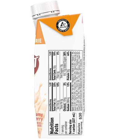 Boost Very High Calorie Nutritional Drink  Creamy Strawberry - No Artificial Colors or Sweeteners  8 Fl Oz (Pack of 12) - Buy Online on GoSupps.com