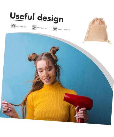 Healeved 2pcs Hair Dryer Storage Bag Cotton Hair Dryer Bag Hair Dryer Organizers Blow Dryer Organizers Fabric 29.50X25.50X1.00CMx2pcs Light Yellowx2pcs - Buy Online on GoSupps.com