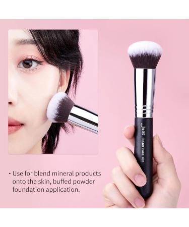 Jessup Professional Make Up Foundation Brush - Single Pinula Small Cosmetic Brush Synthetic Hair Black | B082-082 - Buy Online on GoSupps.com