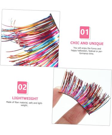 minkissy 3 Pairs False Lashes Color Bars Eyelash - Buy Online on GoSupps.com