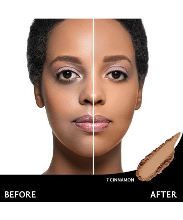 Face Pressed Powder #7 Cinnamon - Dual Wet & Dry Foundation for Flawless Matte Finish Maximum Coverage & Shine-Free Touchup | International Shipping Available - Buy Online on GoSupps.com