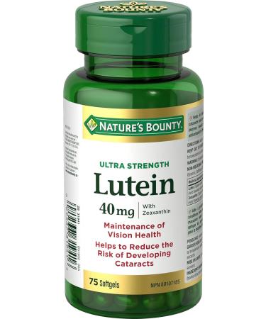 Nature's Bounty Ultra Strength Lutein 40mg with Zeaxanthin Eye Health Supplements Support Vision H & Milk Thistle Pills and Herbal Health Supplement Helps Supports Liver Function SUPPLEMENT + SUPPLEMENT 800949 - Buy Online on GoSupps.com