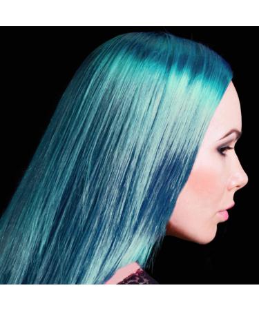 Manic Panic Mermaid Semi-Permanent Hair Dye - Vegan & Cruelty-Free 2x118ml - Bold Blue Color - Buy Online on GoSupps.com