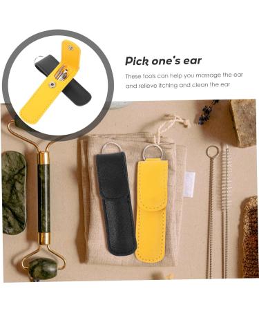 DEARMAMY 4Sets Wear Resistant Ear Wax Scooper Kit Portable Ear Cleaning Accessories Cleaners Easy to Store Carry for Home Use - Buy Online on GoSupps.com