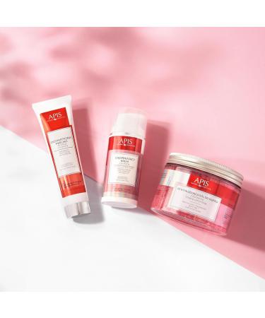 APIS Cranberry Vitality Facial Peeling 100ml | Enzymatic Exfoliation & Deep Cleansing for Radiant Skin - Buy Online on GoSupps.com