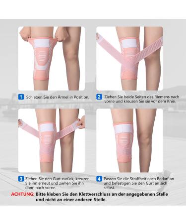 Kniebandage f r Frauen & M nner - 2 St ck Knieunterst tzung mit verstellbaren Riemen & rutschfestem Silikon f r Sport Arthritis Bandverletzung Meniskusverletzung (M Dunkelgr n) - Buy Online on GoSupps.com