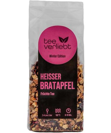 Teeverliebt - Hot Baked Apple Winter Edition Fruit Tea 100 g | Loose Fruit Tea | Delicious Winter Tea Mix Ideal as a Gift - Buy Online on GoSupps.com