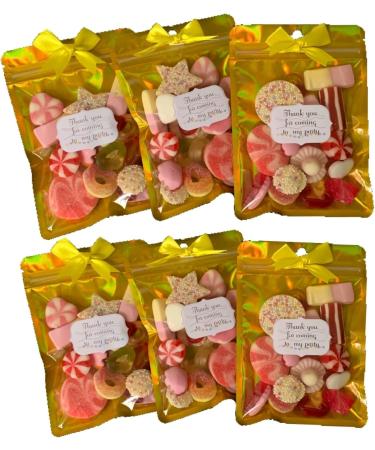 x10 Castle Carry &Co Pre- Filled Sweet favour pouches| Kids Party Favours| Thank you favour bags|Sweet Favours|Jelly Sweet party favours - Buy Online on GoSupps.com