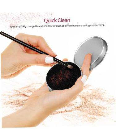 Beavorty 6 Sets Makeup Brush Cleaning Box Makeup Brush Cleaner Pad Make up Brush Clean Pad Quick Color Change Sponge Portable Makeup Brush Cleaner Sponges Makeup Cleaner Dry Cleaning Sponge - Buy Online on GoSupps.com