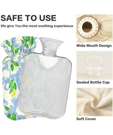 Shop Floral Lemon Hot Water Bottle - 2L Pain Relief & Hand Warmer | International Shipping - Buy Online on GoSupps.com