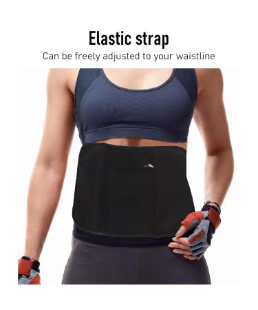 Organic Cotton Castor Oil Pack - Leak-Proof Reusable Hip Bag for Waist Washable Black Button Wrap - Buy Online on GoSupps.com