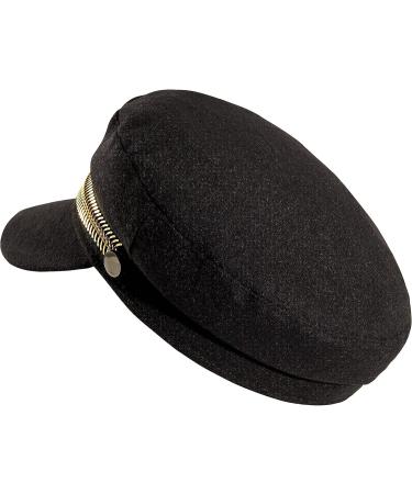 PanPacSight Women's Black Newsboy Sailor Hat - One Size - Buy Online on GoSupps.com