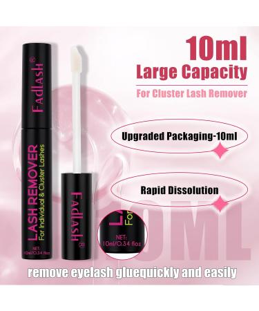 Fadlash Eyelash Glue Remover Cream - Low Irritation for Sensitive Skin | 10ml Eyelash Extension Cleanser - Buy Online on GoSupps.com