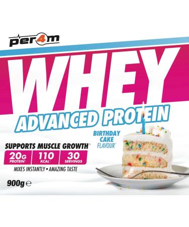  per4m Per4m Whey Protein Birthday Cake 900g - Buy Online on GoSupps.com