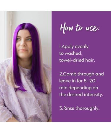 Four Reasons Intensive Toning Treatment Violet | 200ml Semi-Permanent Direct Dye for Brightened Hair | Intense Violet Color Results - Buy Online on GoSupps.com