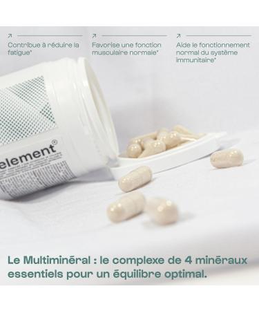 Multiminerals | 5 High Quality Minerals Dosed for Sports Immune Protection Vegan Health Dietary Supplement | Nutrimuscle | 120 Capsules - Buy Online on GoSupps.com