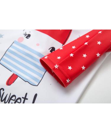 Bonverano Baby Girls UPF 50+ Sunsuit with Sun Cap in Ice | 24-36 Months - Buy Online on GoSupps.com