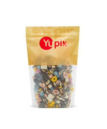 Yupik Assorted Mini Licorice with Natural Flavors & Colors 1 Kilogram 997.9 g (Pack of 1)