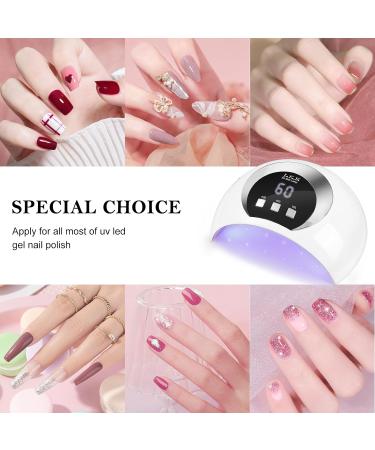 Wisdompark 54W LED UV Nail Lamp - Automatic Sensor & 3 Timers for Professional Gel Polish Curing | Nail Art Tools - Buy Online on GoSupps.com