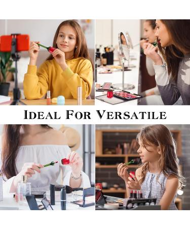 RONRONS 16pc 3ml Rose Flower Shape Lip Gloss Tubes - Red Refillable Balm Bottles for Girls & Women - Ideal Gift for Birthday or Valentine's Day - Buy Online on GoSupps.com