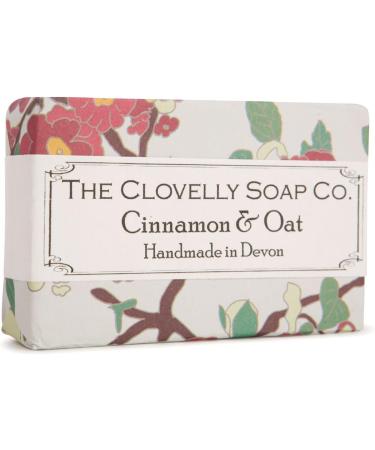 Clovelly Soap Co Natural Handmade Exfoliating Soap Bar with Cinnamon & Oat for all Skin Types 100g - Buy Online on GoSupps.com