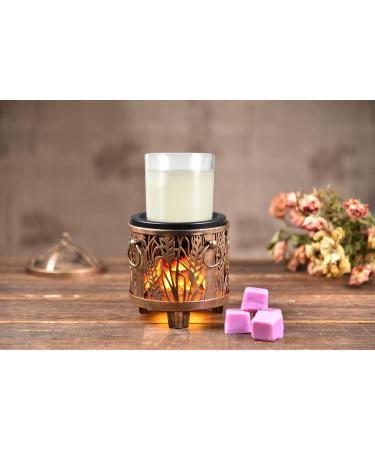 Astin of London 4-in-1 Wax Warmer - Electrical Fragrance Wax Melter Scented Candles & Oil Burner (Fireplace Brown) - International Shipping Available - Buy Online on GoSupps.com