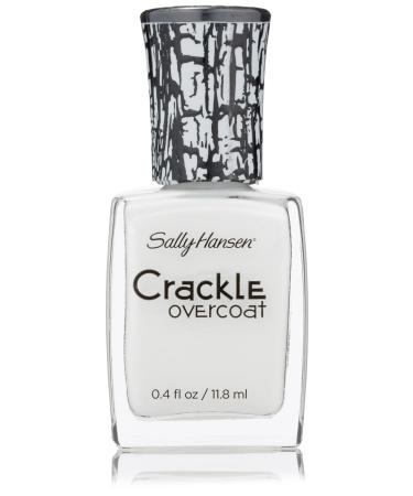 Sally Hansen Crackle Overcoat Nail Polish  Snow Blast  0.4 Fluid Ounce