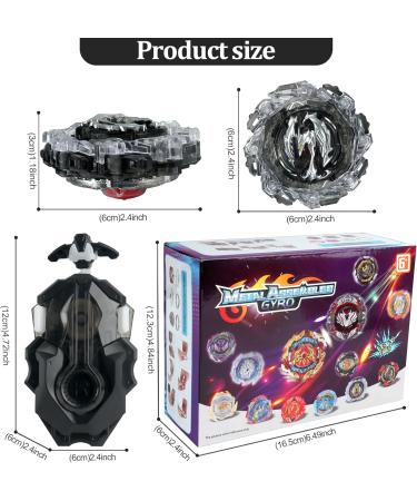 Lufeis Bey Burst Turbo Blade Set - 4D Metal Fusion Kampf Kreisel | Bey Metal Fusion Blade with Launcher | Perfect Christmas Gift for Kids & Children - Buy Online on GoSupps.com