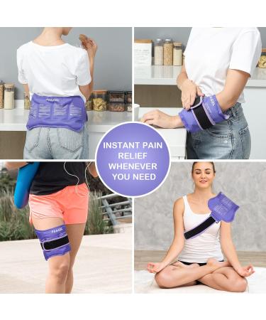 FDMGEL Reusable Gel Ice Pack for Injuries - Cold & Hot Therapy Wrap for Back, Shoulder, Knee, Arm, Leg - Muscle Spasm Relief and Recovery - Buy Online on GoSupps.com