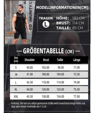 Babioboa Men's Black Sleeveless Hoodie Tank Top - Stylish Workout Muscle Shirt for Gym Fitness - Buy Online on GoSupps.com