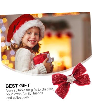 ABOOFAN 4 Pairs Bow Tie Bowknot Hairbands Barrette Ponytail Hair Ties Elastic Hair Band Elastic Hair Tie Christmas Bowknot Hairpin Bowknot Barrette Bride Star Shape Fabric Props - Buy Online on GoSupps.com